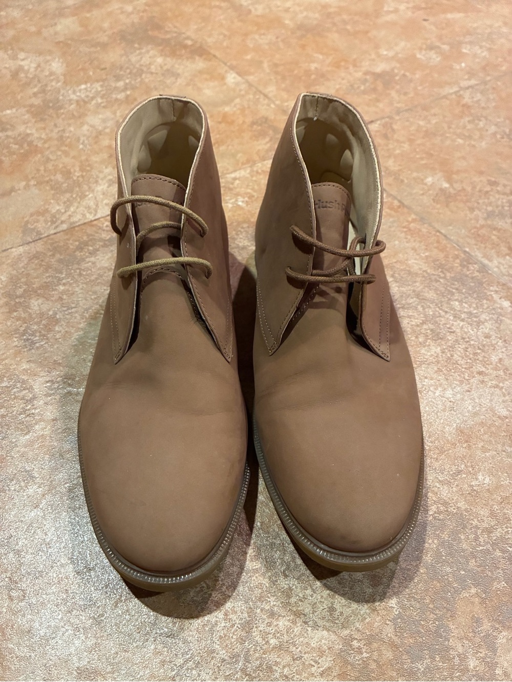 Hush Puppies Womens Tan Brown Chukka Boots